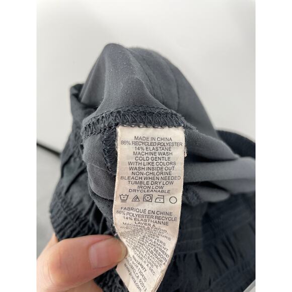 Prana Pants Womens Small Capri Midtown Cropped Jogger Gray Ruched Mid Rise - Picture 7 of 8